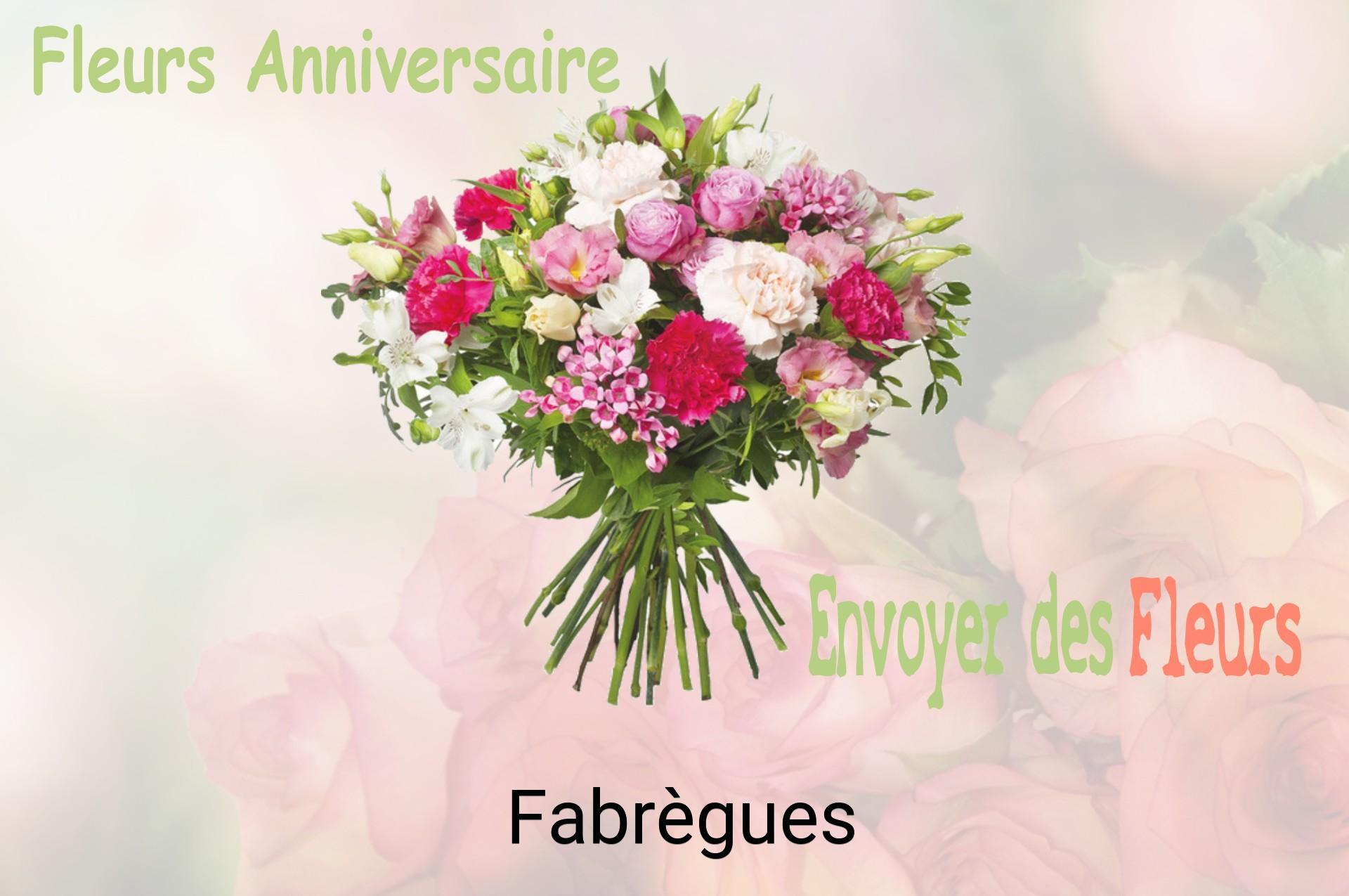 Bouquet de fleurs d’anniversaire livré à Fabrègues